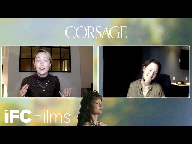 Saoirse Ronan Thanks Vicky Krieps for Corsage ❤️ IFC Films
