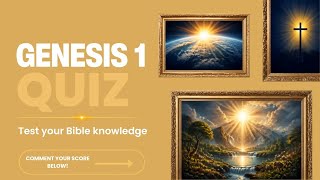 Genesis 1 Bible Quiz - part 2| 10Questions on Creation
