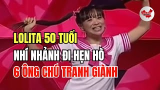 Lolita 50 tuổi nhí nhảnh tại show hẹn hò, 6 ông chú tranh giành. Hẹn hò lớn tuổi Trung Quốc bá đạo!