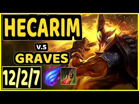 BLABER (HECARIM) vs GRAVES - 12/2/7 KDA JUNGLE CHALLENGER GAMEPLAY - NA