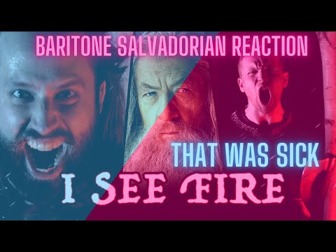 I See Fire Metal Cover By Jonathan Young REACTION