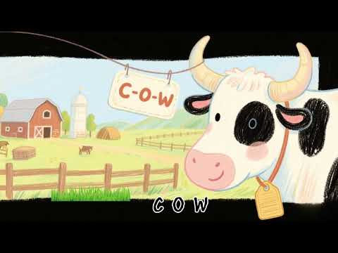 【EN】: Farmyard Friends Vocabulary Song | Learn 10 Farm Words with Actions&Music!​ #ai