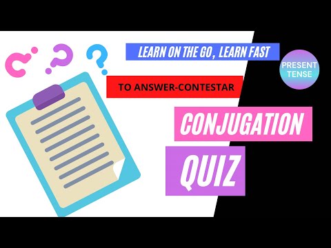TO ANSWER-CONTESTAR| Conjugations in Spanish|Present tense verb conjugation