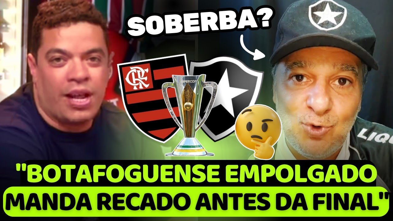 🤦🏽‍♂️ BOTAFOGUENSE AFIRMA QUE VAI "TRITURAR" O FLAMENGO! PORÉM OUTRO TORCEDOR AFIRMOU QUE...