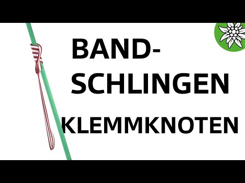 Bandschlingen Klemmknoten | 12 Knoten für die Berge | Knoten #6
