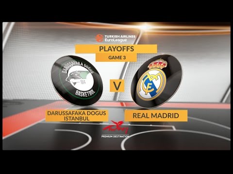 EuroLeague Highlights Playoffs 3: Darussafaka Dogus Istanbul 81-88 Real Madrid