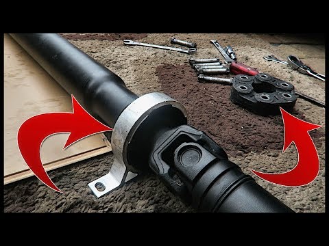 BMW Propshaft Driveshaft Center Bearing & Giubo Flex Disc Replacement