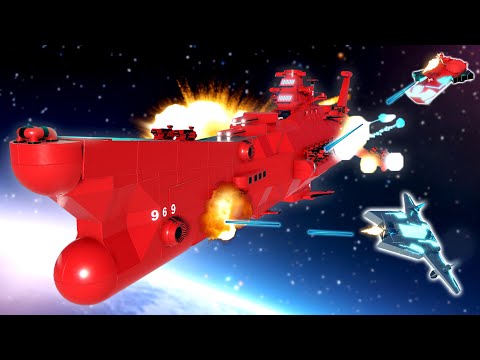 2 Space Fighters VS 1 OVERPOWERED DESTROYER!