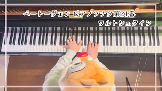 Waldstein Sonata 2nd Movement - Beethoven (Piano Tiles 2) | [Piano City in Rosehill]