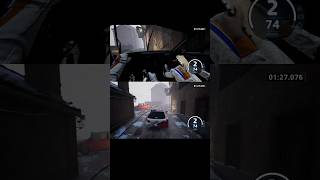 ❄A Peugeot rally car speeding through a Blizzard. #easportswrc #gaming #simracing #rally