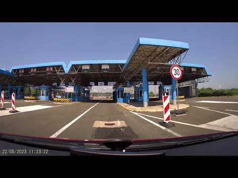 BORDER / GRANICA / BREGANA (HR) -- BREŽICE (SLO) / AUTOPUT   #travel #traffic #croatia #slovenia