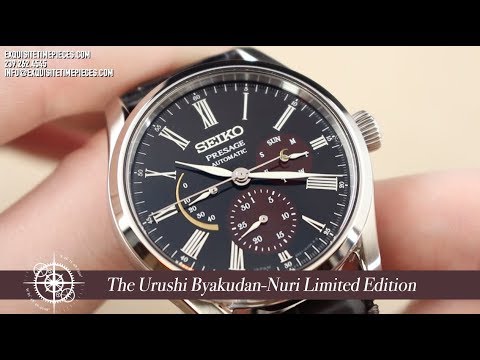 Seiko Presage SPB085 The Urushi Byakudan-Nuri Limited Edition Watch Review 2019