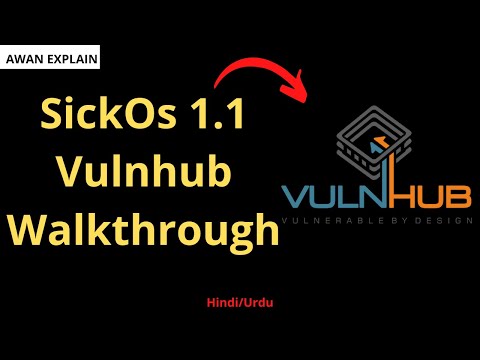 SickOs 1.1 Vulnhub Walkthrough (Easy) - Boot2Root [Hindi/Urdu]