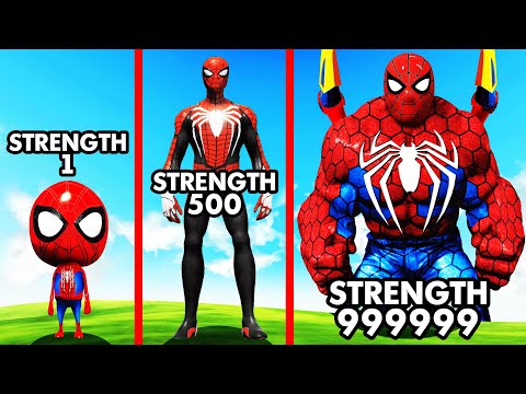 Upgrading SPIDERMAN Into STRONGEST MAN (GTA 5)