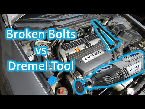 How To Remove Broken Bolts with a Dremel Tool - Honda...