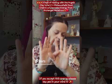 🙌💖3Days of Healing With The Angels Distance Reiki- Root Chakra Healing with Archangel Metatron🫶❤️