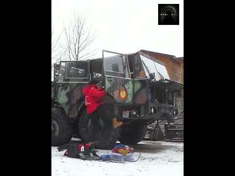 Czechoslovak Tatra 815 V12 Cold Start
