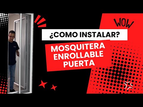 Cómo Instalar una Mosquitera Enrollable para Puerta L-2005