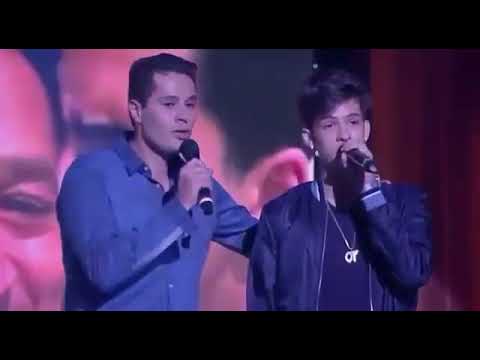 PRÉVIA DE JOÃO GUILHERME CANTANDO PARA SEU PAI LEONARDO NO "TAMANHO FAMÍLIA" (na Globo)