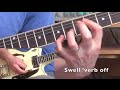 Cornerstone (with audio Zoom Ins) - Hillsong Worship - Electric Guitar Tutorial (Key of B)