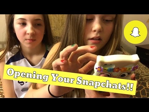 CALLING AND OPENING SNAPCHATS FROM OUR FANS!!!