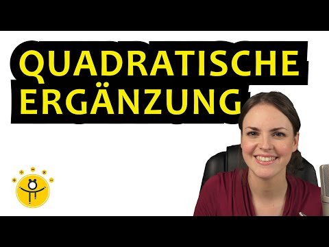 QUADRATISCHE ERGÄNZUNG – Parabel in Scheitelpunktform umwandeln, binomische Formel