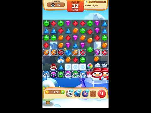 Jewel Match King Level 281 - Walkthrough ( No Booster )