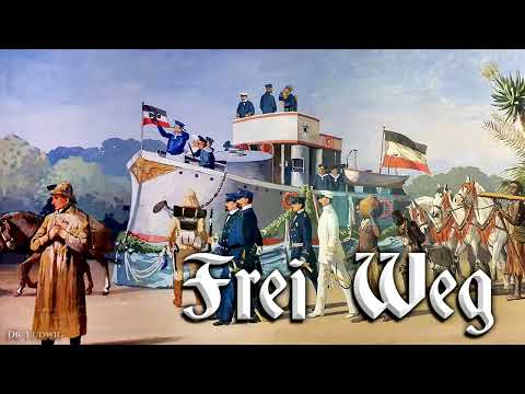 Frei Weg [German navy song][+English translation]