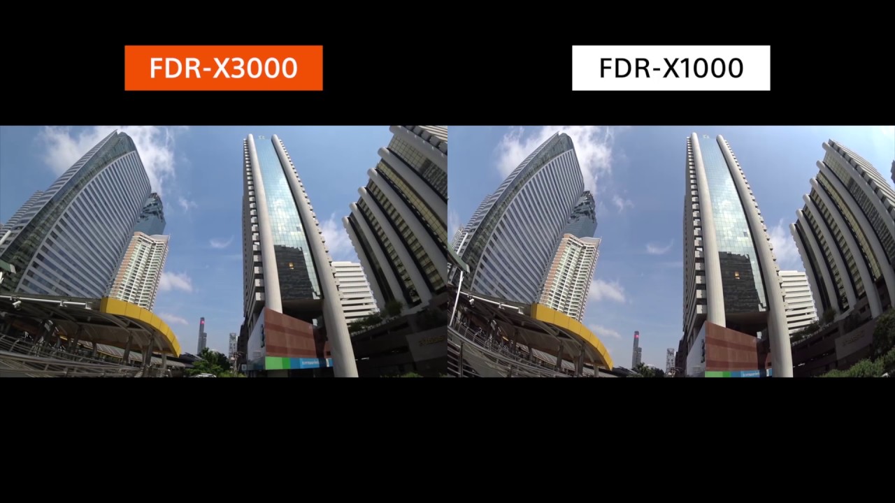 YouTube video - Sony FDR-X3000 - představení2