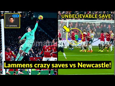 Senne Lammens INSANE saves vs Newcastle – MOTM performance | Man Utd News
