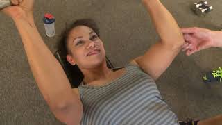 Marsha at XPAC Fitness. Upper body workout tips