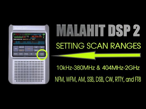 Malahit DSP 2 How To Set Scan Ranges