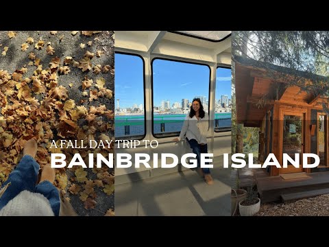 Exploring Bainbridge Island This Fall | Easy Seattle Day Trip & Ferry Ride