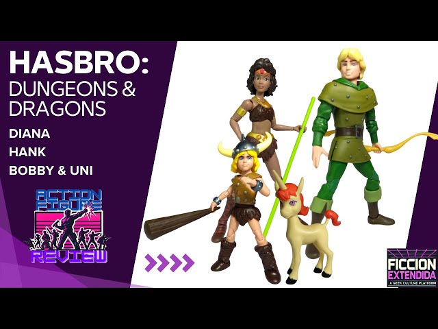 Vídeo relacionado con Dungeons & Dragons - Dungeons & Dragons Figuras de acción Cartoon Classics de Bobby & Uni a escala de 6 pulgadas, paquete de 2 juguetes de D&D, multicolor