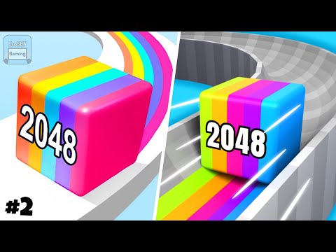 Jelly Run 2048 | Jelly Tube Run 2048 | Android, iOS | Satisfying Mobile Games #2