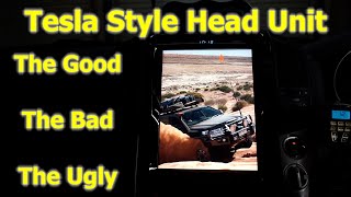 Tesla Style Android Head Unit PX6 Review | Landcruiser 200