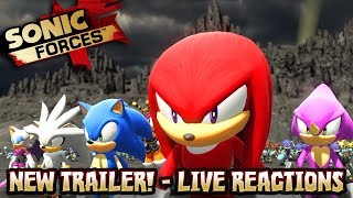Sonic Forces NEW TRAILER & STAGES - LIVE REACT