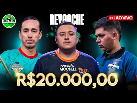 09/01 - MORANGUINHO x FABIO CABELUDO - REVANCHE SINUCA AO VIVO EM DIADEMA SP - MC CHELL #004