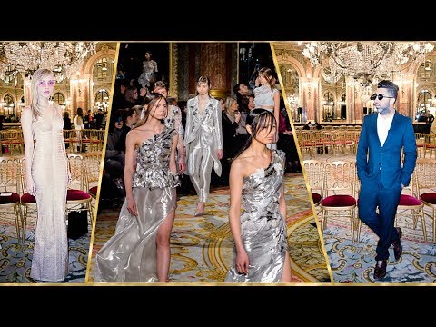 O glamour da moda russa no inverno 2019 de Valentin Yudashkin