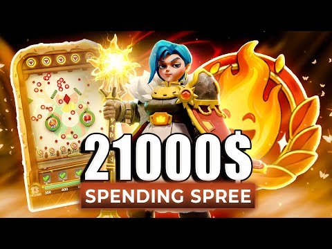 $21,000 MEGA WHALE spending spree in whiteout survival