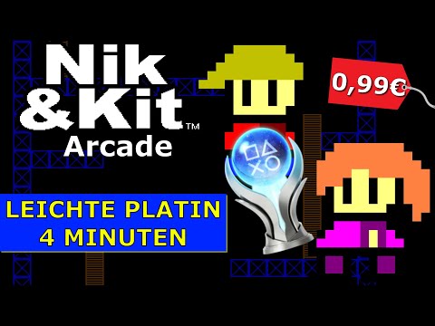 NIK & KIT ARCADE | Super Leichte Platin in 4 Minuten 🏆 | Trophäen & Achievement Guide