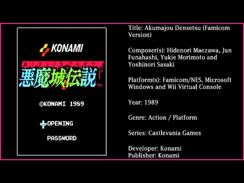 Akumajou Densetsu (FC) [Soundtrack in FULL HD & 320 KBPS]