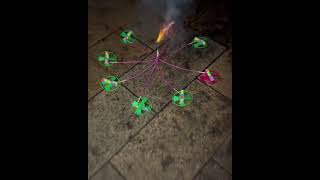 Multiple Drone crackers blast
