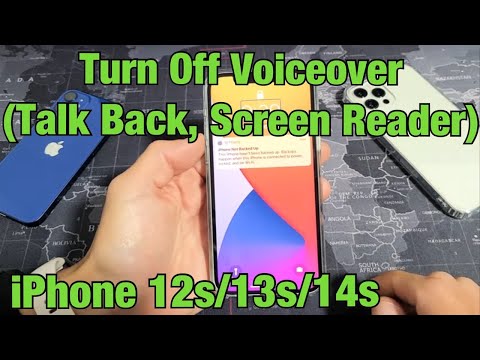 So deaktivieren Sie Voiceover (Talk Back, Screen Reader) auf dem iPhone 12, 13 und 14