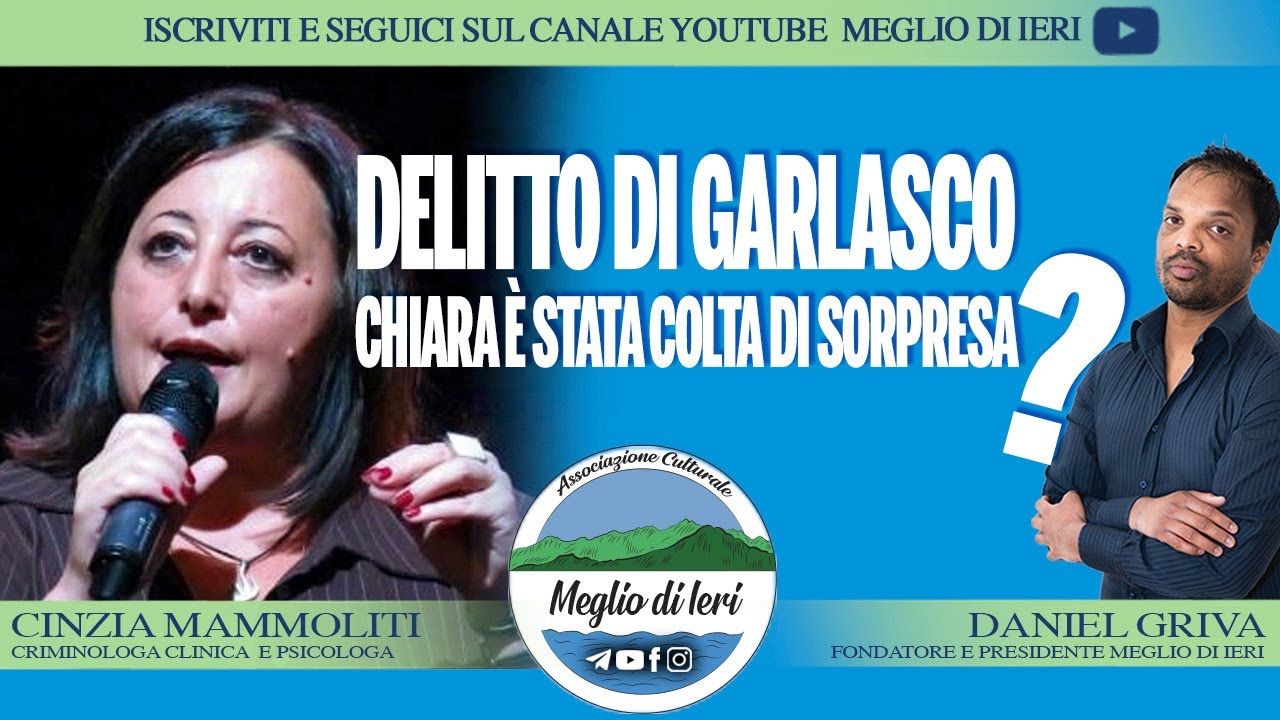 Delitto di Garlasco, Chiara è stata colta di sopresa? - CINZIA MAMMOLITI - Criminologa