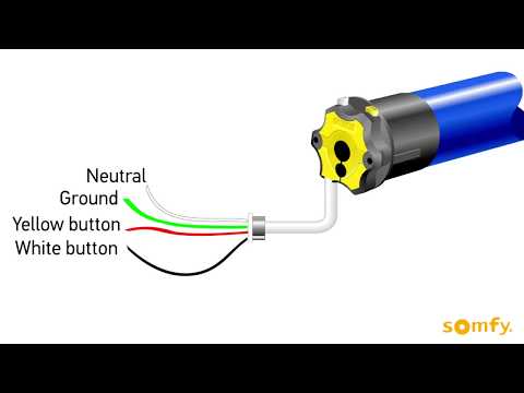 Somfy Powered Rolling Shutter   Setting limits for 4 wire motors with push buttons