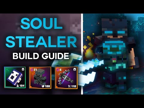 "Soul Stealer" Soul Build (Lifesteal/Melee Damage) - Minecraft Dungeons Best Builds