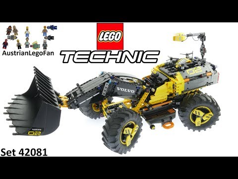 Vidéo LEGO Technic 42081 : Le tractopelle Volvo Concept ZEUX