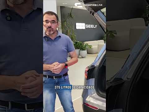 Como é o porta-malas do Geely EX2?