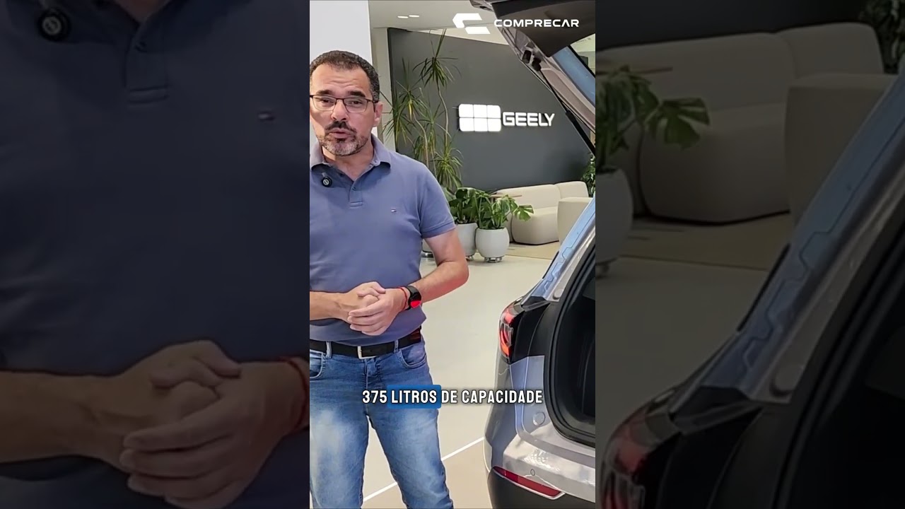 Como é o porta-malas do Geely EX2?
